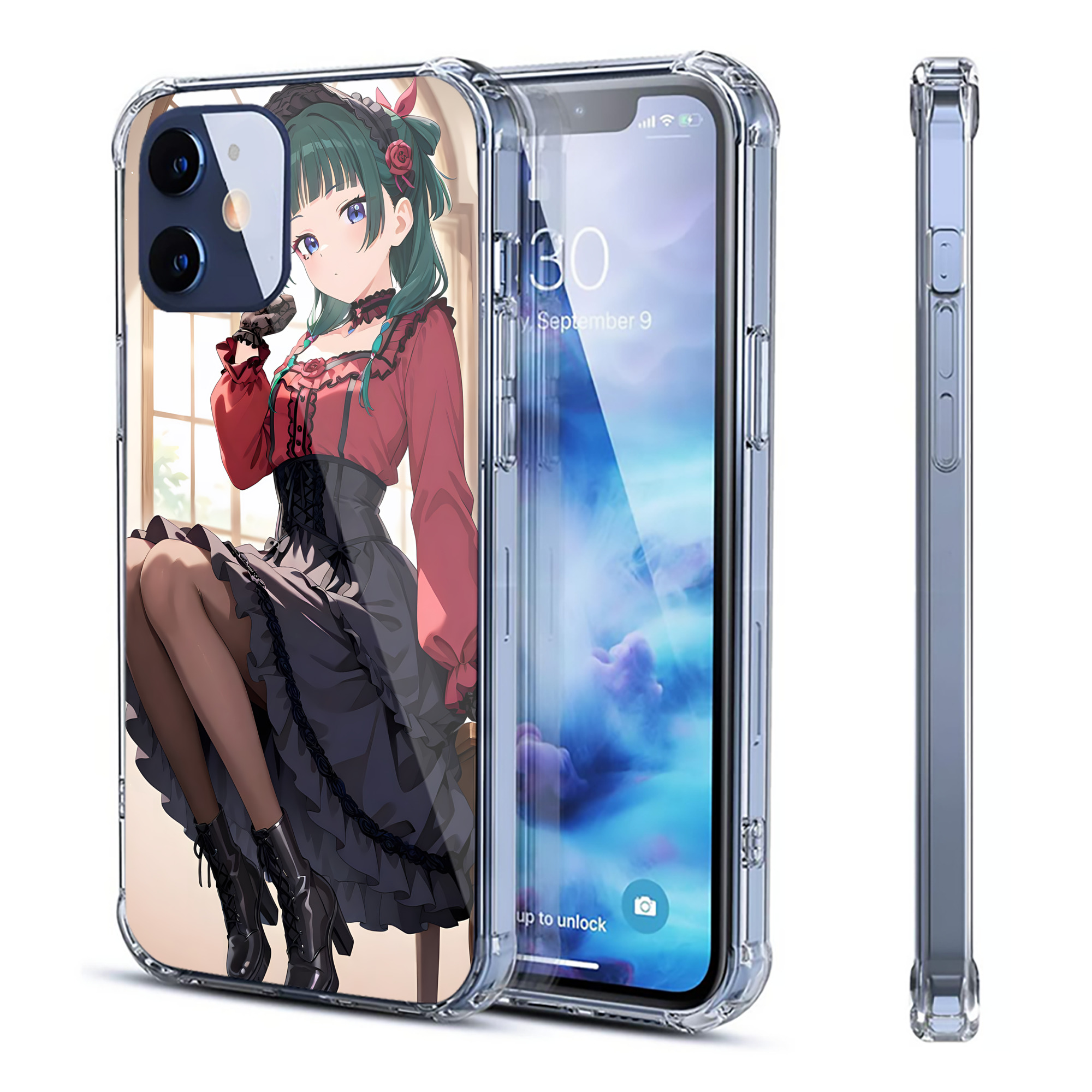 （画像用） 薬屋のひとりごと The Apothecary Diaries 【iPhone 12シリーズ対応】透明スマホケース（クリアソフトケース）